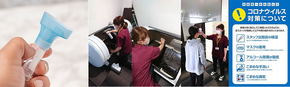 新型コロナウイルスの対策